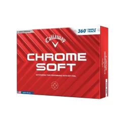 Callaway Alignment Stamped Golf Balls^Chrome Soft 360 Triple Track Low Compression Golf Balls