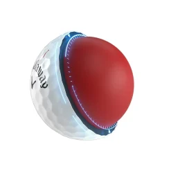 Callaway Alignment Stamped Golf Balls^Chrome Soft 360 Triple Track Low Compression Golf Balls