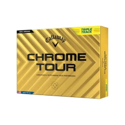 Callaway Alignment Stamped Golf Balls^Chrome Tour Triple Track Tour Golf Balls