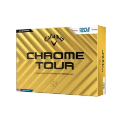 Callaway Alignment Stamped Golf Balls^Chrome Tour Triple Track Tour Golf Balls