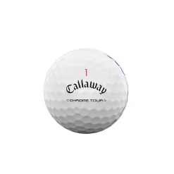 Callaway Alignment Stamped Golf Balls^Chrome Tour Triple Track Tour Golf Balls