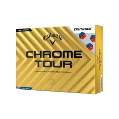 Callaway Alignment Stamped Golf Balls^Chrome Tour TruTrack Tour Golf Balls