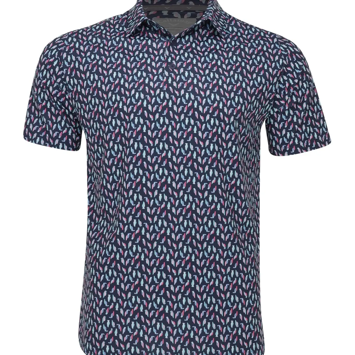 Callaway Golf Shirts^A Over Birdie/Eage Print hirt Poo hort eeve Gof Appare