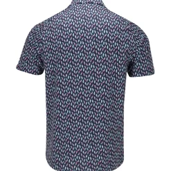 Callaway Golf Shirts^A Over Birdie/Eage Print hirt Poo hort eeve Gof Appare