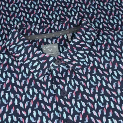 Callaway Golf Shirts^A Over Birdie/Eage Print hirt Poo hort eeve Gof Appare