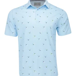 Callaway Golf Shirts^A Over Birdie Print hirt Poo hort eeve Gof Appare
