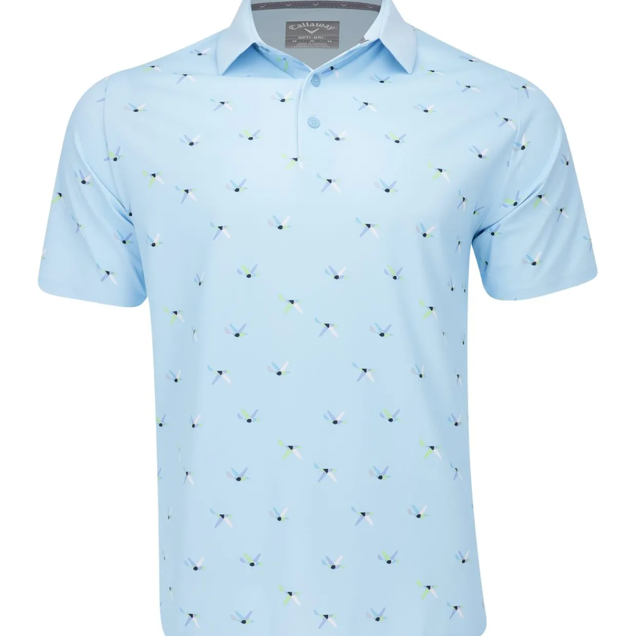Callaway Golf Shirts^A Over Birdie Print hirt Poo hort eeve Gof Appare