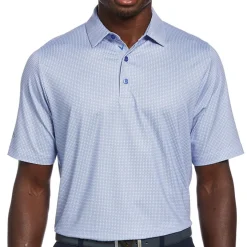 Callaway Golf Shirts^A-Over Chevron Fouard Print hirt Poo hort eeve Gof Appare