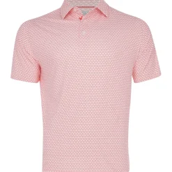 Callaway Golf Shirts^A Over Gradient CHEV Printed hirt Poo hort eeve Gof Appare