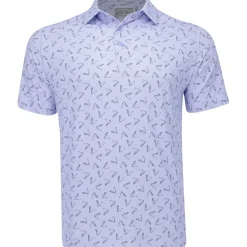 Callaway Golf Shirts^A Over arge Chevron Print hirt Poo hort eeve Gof Appare