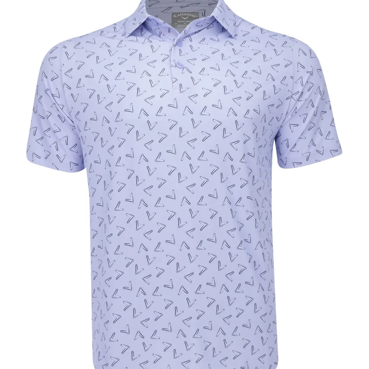 Callaway Golf Shirts^A Over arge Chevron Print hirt Poo hort eeve Gof Appare