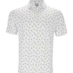 Callaway Golf Shirts^A Over arge Chevron Print hirt Poo hort eeve Gof Appare