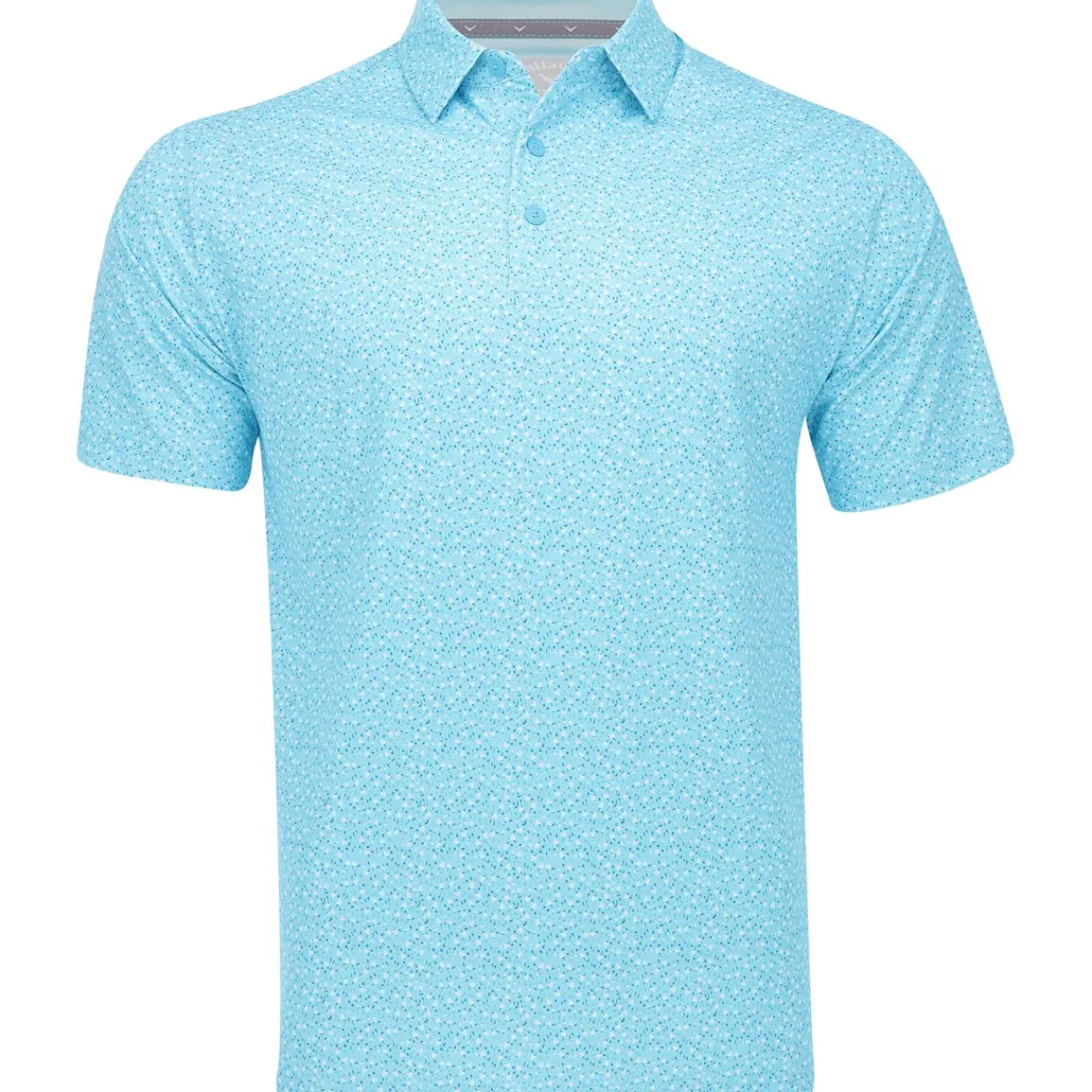 Callaway Golf Shirts^A Over icro Fora Print hirt Poo hort eeve Gof Appare