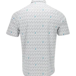 Callaway Golf Shirts^A Over cotch Novety Print hirt Poo hort eeve Gof Appare