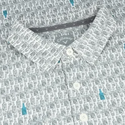 Callaway Golf Shirts^A Over cotch Novety Print hirt Poo hort eeve Gof Appare