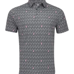 Callaway Golf Shirts^A Over cotch Novety Print hirt Poo hort eeve Gof Appare