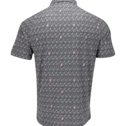 Callaway Golf Shirts^A Over cotch Novety Print hirt Poo hort eeve Gof Appare
