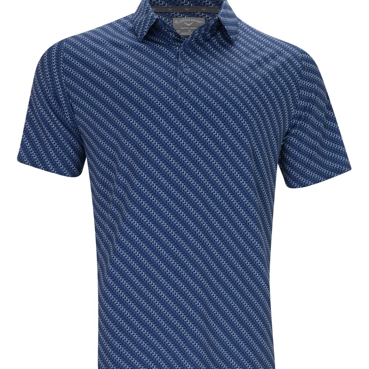 Callaway Golf Shirts^Chevron Twi Print hirt Poo hort eeve Gof Appare