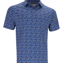Callaway Golf Shirts^Cocktai Print hirt Poo hort eeve Gof Appare
