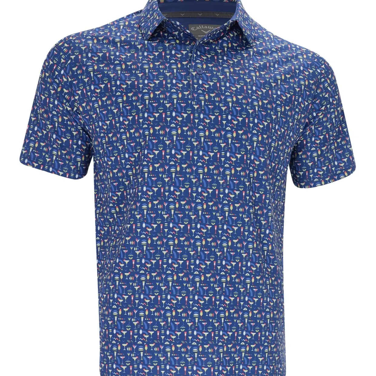 Callaway Golf Shirts^Cocktai Print hirt Poo hort eeve Gof Appare