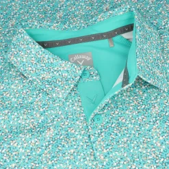 Callaway Golf Shirts^Confetti Hex hirt Poo hort eeve Gof Appare