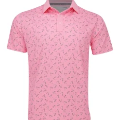 Callaway Golf Shirts^Painted Chev Tradeark Print hirt Poo hort eeve Gof Appare