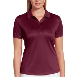 Callaway Ladies Golf Apparel^wing Tech oid Knit hirt Poo hort eeve Gof Appare