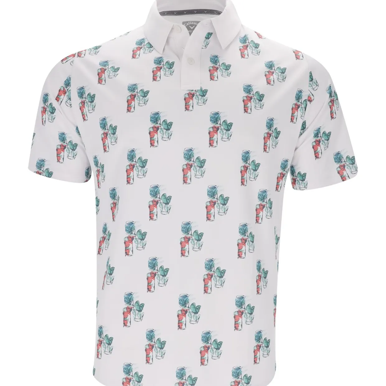 Callaway Golf Shirts^19th Hoe Drink Print hirt Poo hort eeve Gof Appare