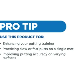 Divot Putting Aids^Dual Grain Putting Mat Putting Aids