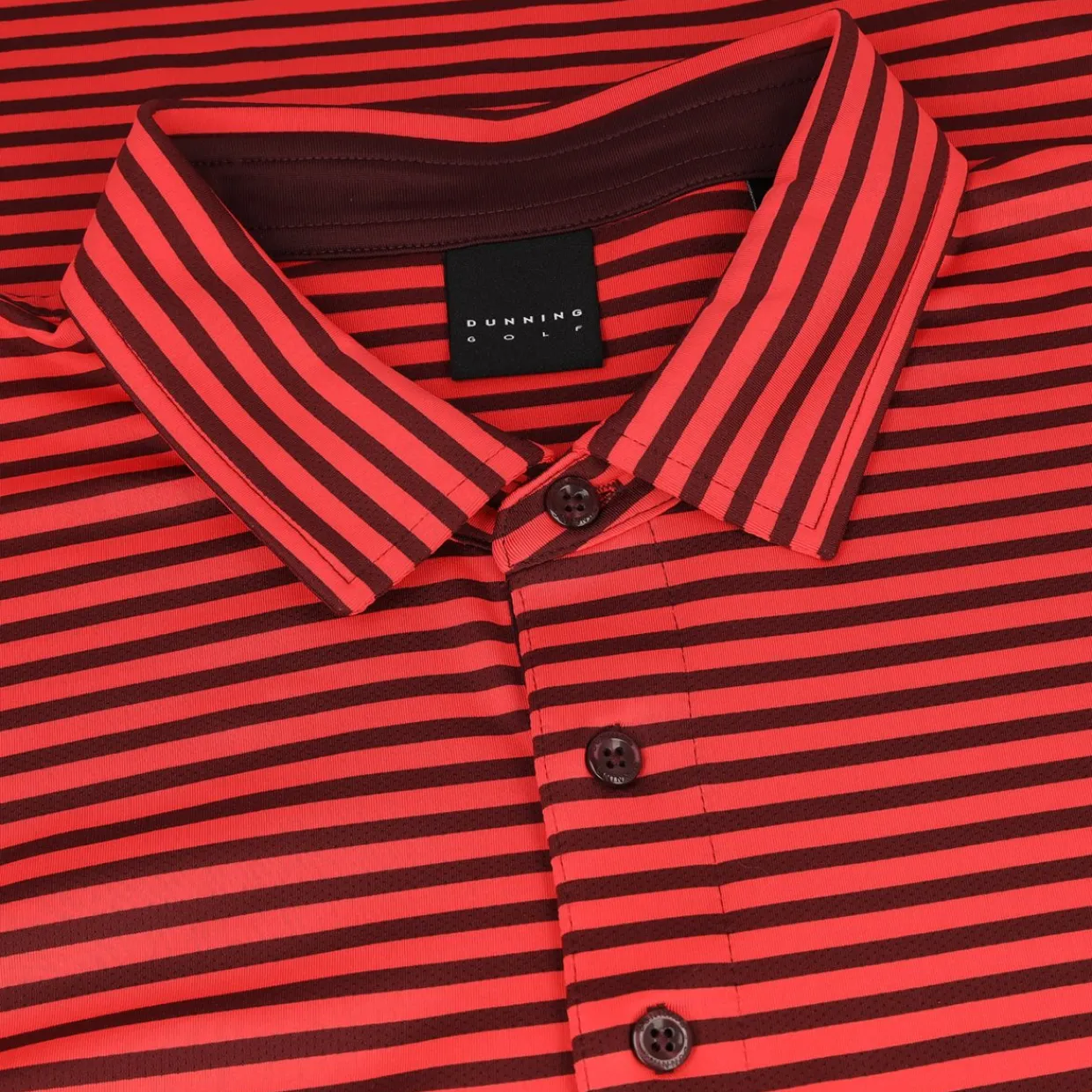 Dunning Mens Golf Apparel|Golf Shirts^Buckhaven Ventiated tripe Perforance hirt Poo hort eeve Gof Appare