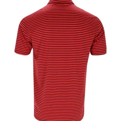 Dunning Mens Golf Apparel|Golf Shirts^Buckhaven Ventiated tripe Perforance hirt Poo hort eeve Gof Appare
