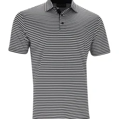 Dunning Mens Golf Apparel|Golf Shirts^Buckhaven Ventiated tripe Perforance hirt Poo hort eeve Gof Appare