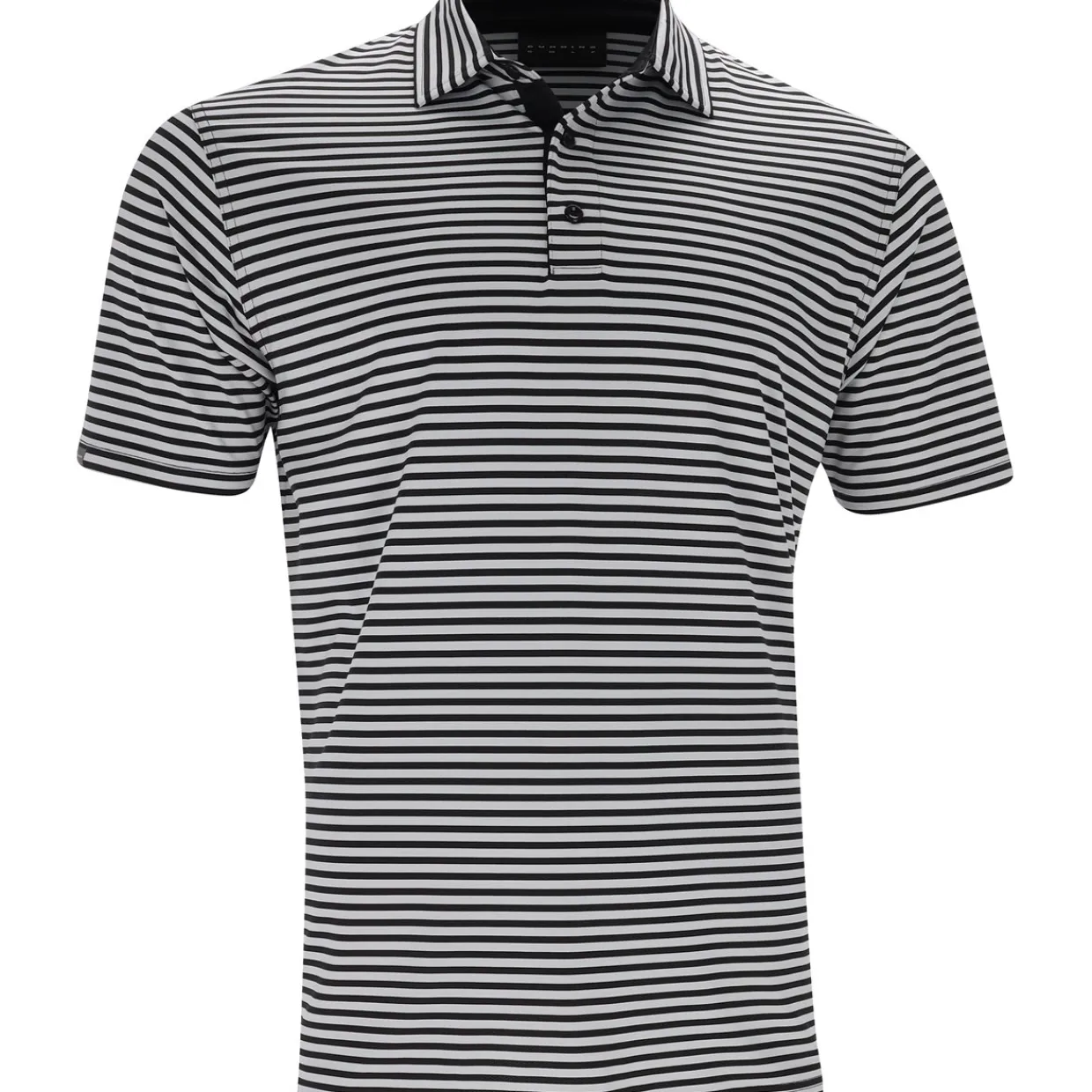 Dunning Mens Golf Apparel|Golf Shirts^Buckhaven Ventiated tripe Perforance hirt Poo hort eeve Gof Appare