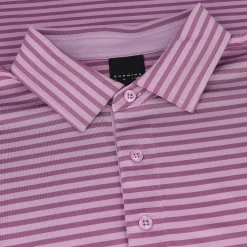 Dunning Mens Golf Apparel|Golf Shirts^Buckhaven Ventiated tripe Perforance hirt Poo hort eeve Gof Appare