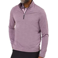 Dunning Mens Golf Apparel|Outerwear^Carnew Graphene Jacquard Outerwear 1/4 Zip Gof Appare