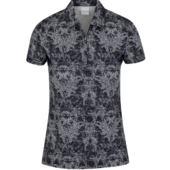 Dunning Ladies Golf Apparel^Choe Jerey Perforance Zip hirt Poo hort eeve Gof Appare