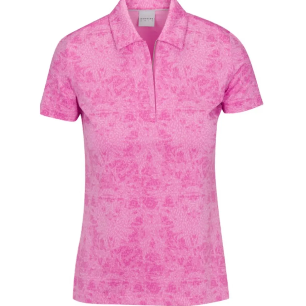 Dunning Ladies Golf Apparel^Choe Jerey Perforance Zip hirt Poo hort eeve Gof Appare