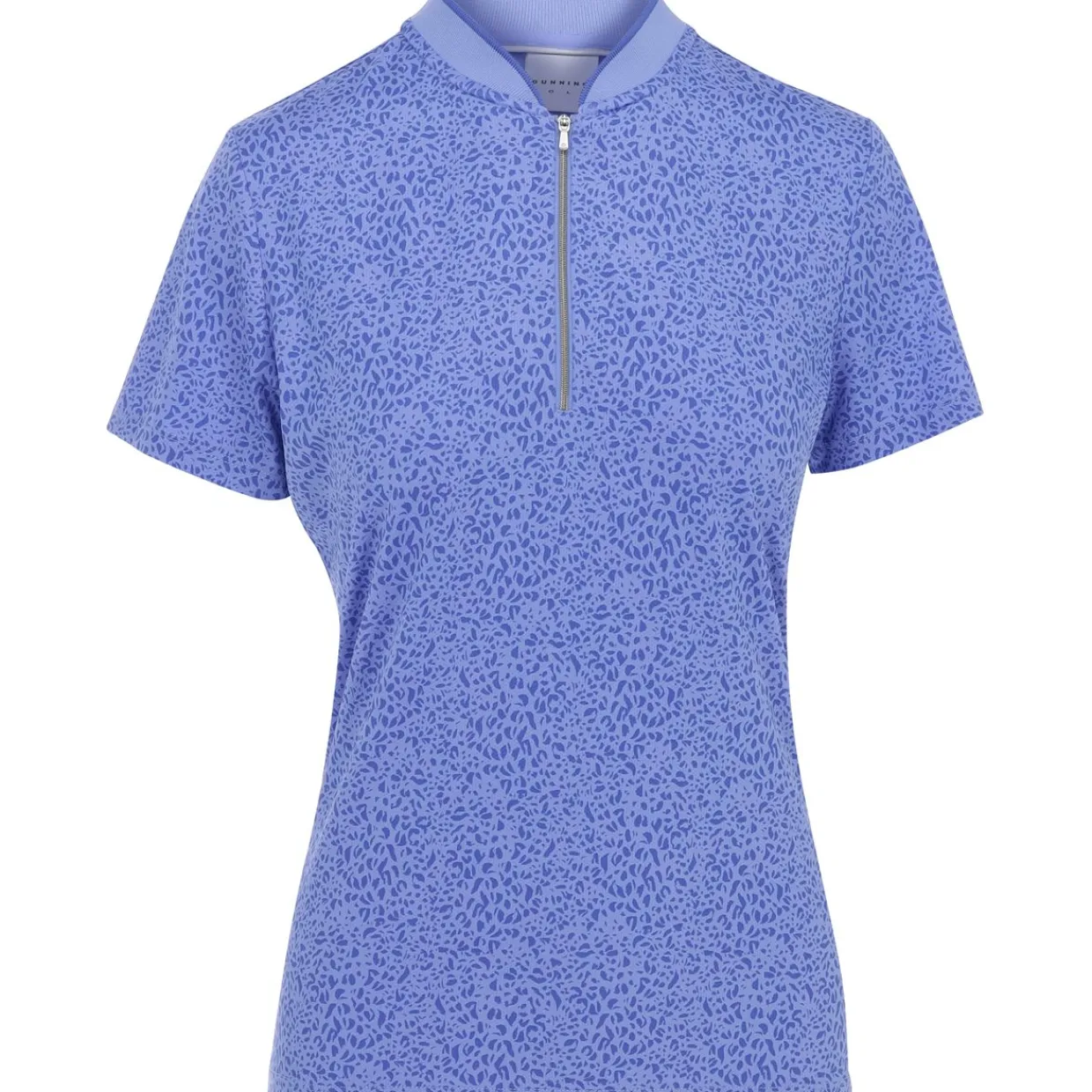Dunning Ladies Golf Apparel^Faow Ventiated Perforance hirt Poo hort eeve Gof Appare
