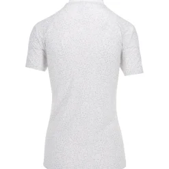 Dunning Ladies Golf Apparel^Faow Ventiated Perforance hirt Poo hort eeve Gof Appare