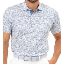 Dunning Mens Golf Apparel|Golf Shirts^oygrove Print Perforance hirt Poo hort eeve Gof Appare