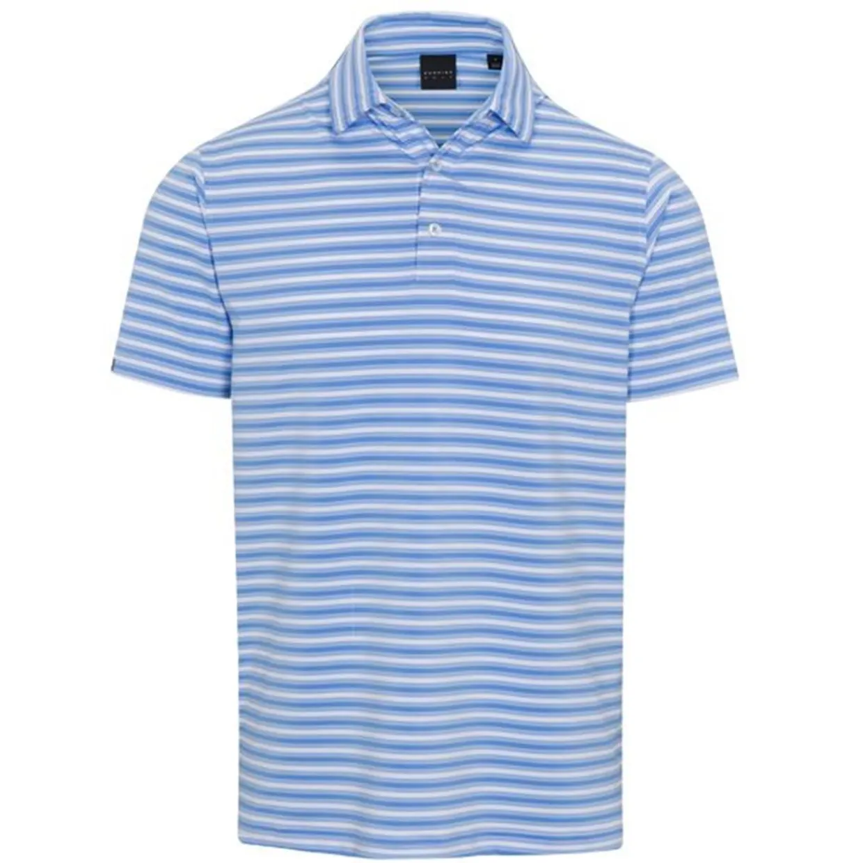 Dunning Mens Golf Apparel|Golf Shirts^Oakwood tripe Ventiated hirt Poo hort eeve Gof Appare