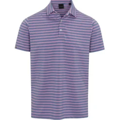 Dunning Mens Golf Apparel|Golf Shirts^Oakwood tripe Ventiated hirt Poo hort eeve Gof Appare