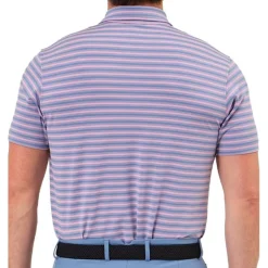 Dunning Mens Golf Apparel|Golf Shirts^Oakwood tripe Ventiated hirt Poo hort eeve Gof Appare