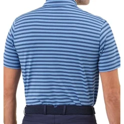 Dunning Mens Golf Apparel|Golf Shirts^Oakwood tripe Ventiated hirt Poo hort eeve Gof Appare