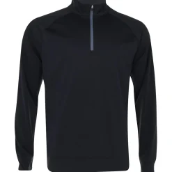 Dunning Mens Golf Apparel|Outerwear^Payer Jerey Perforance 1/4 Zip Outerwear Puover Gof Appare