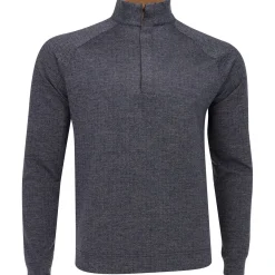 Dunning Outerwear^Wiia Herringbone 1/4 Zip Outerwear Puover Gof Appare