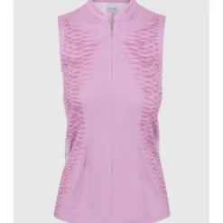 Dunning Ladies Golf Apparel^Aana Ventiated Perforance eevee hirt Poo hort eeve Gof Appare