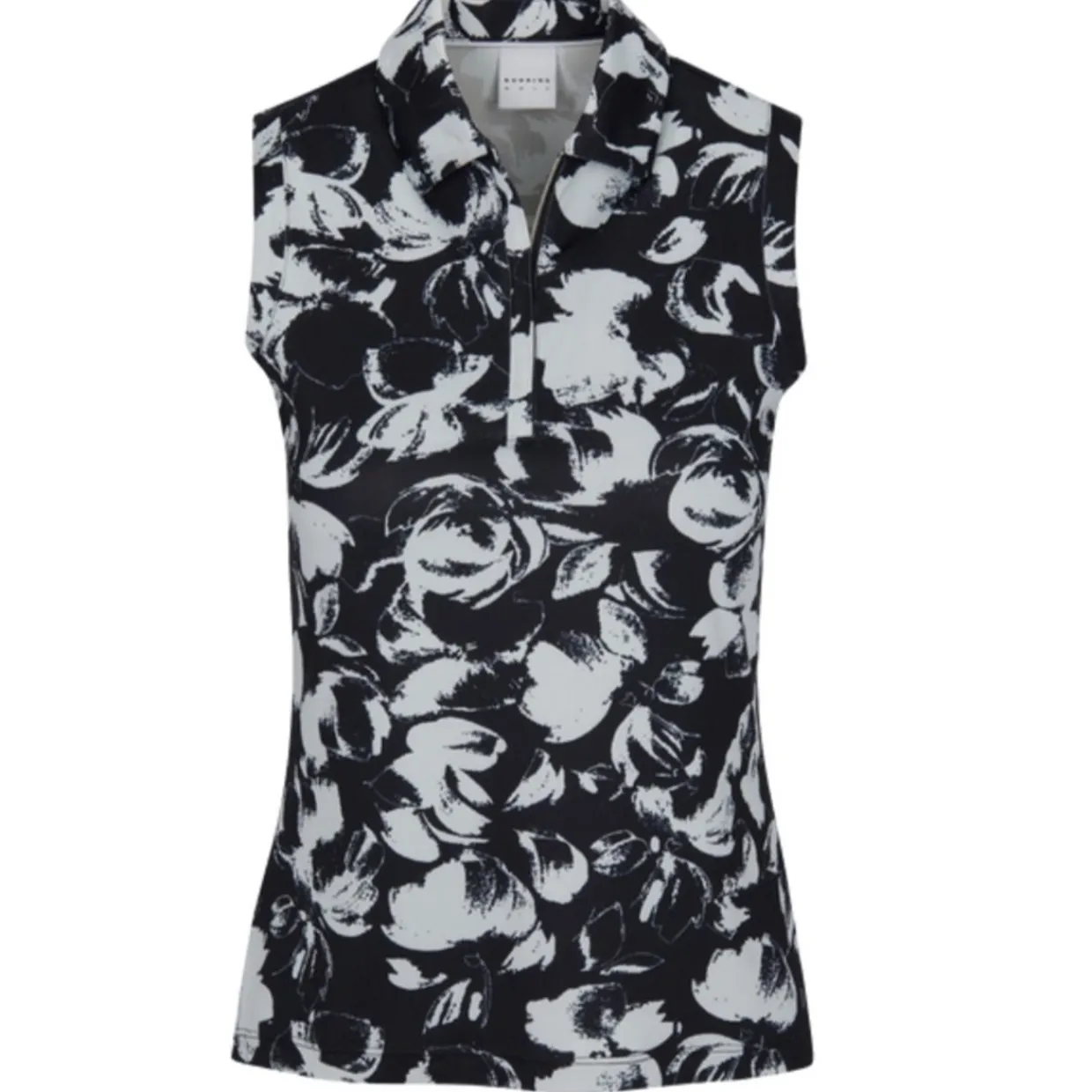 Dunning Ladies Golf Apparel^Aubrey Jerey Perforance eevee Zip hirt Poo hort eeve Gof Appare