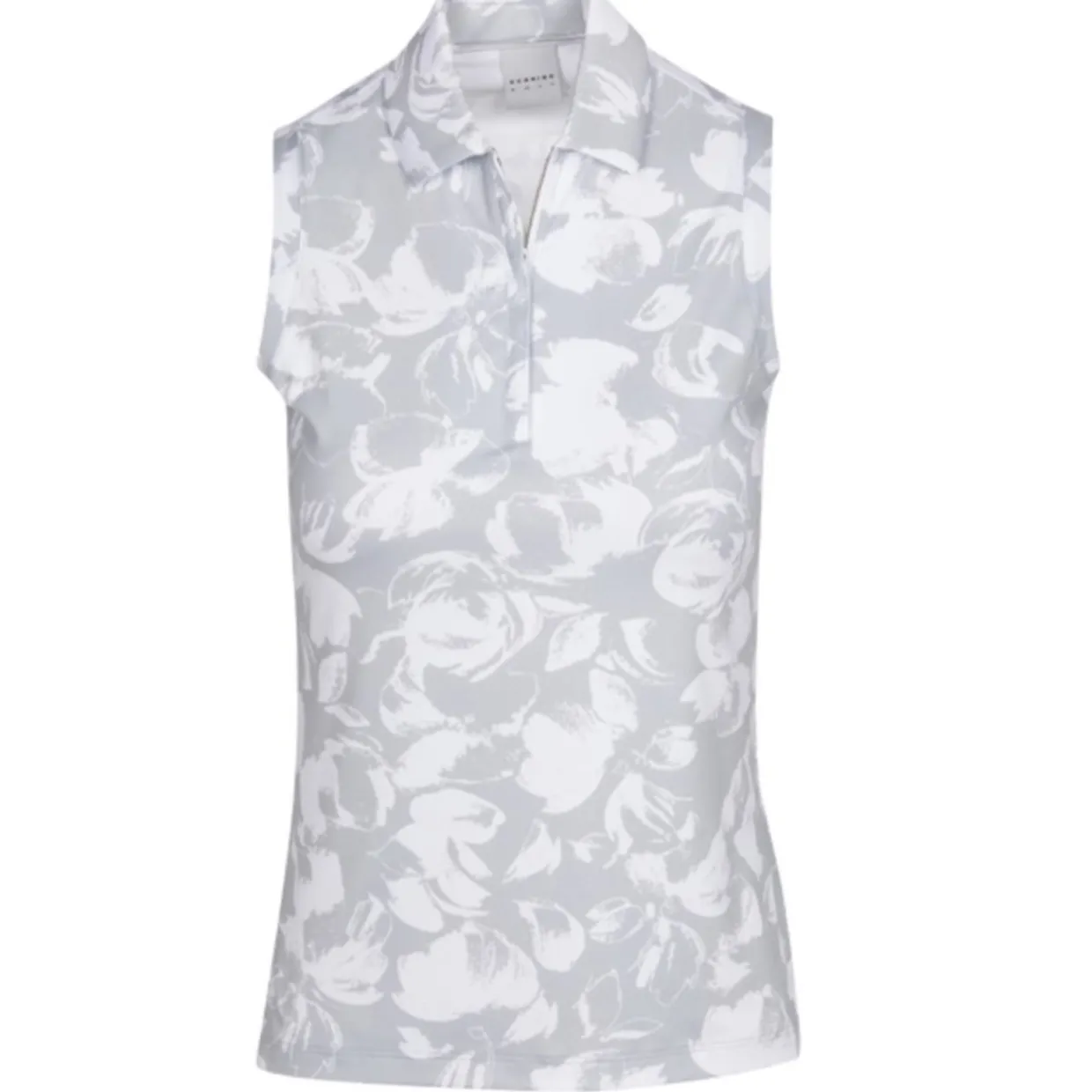 Dunning Ladies Golf Apparel^Aubrey Jerey Perforance eevee Zip hirt Poo hort eeve Gof Appare