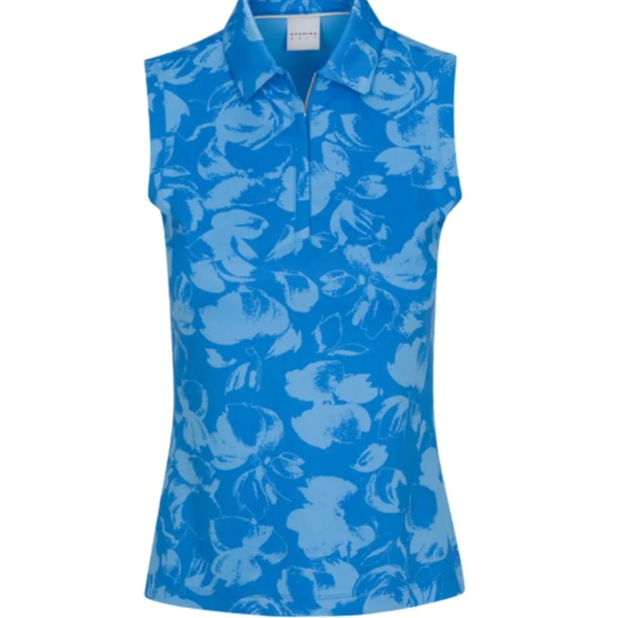 Dunning Ladies Golf Apparel^Aubrey Jerey Perforance eevee Zip hirt Poo hort eeve Gof Appare